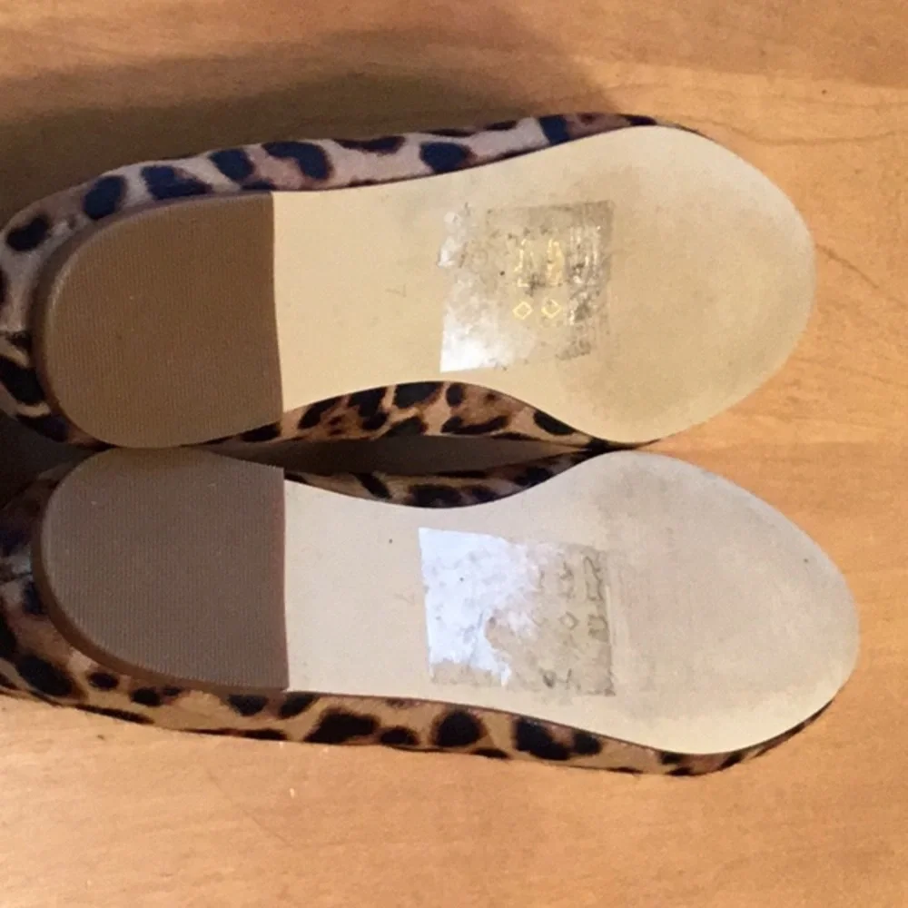 J Crew like new animal print calf hair loafers - Picture 4 of 5